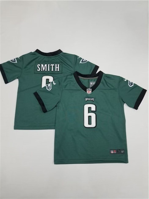 Toddlers Philadelphia Eagles #6 DeVonta Smith Green Vapor Untouchable Stitched Football Jersey Toddlers Philadelphia Eagles #6 DeVonta Smith Green Vapor Untouchable Stitched Football Jersey